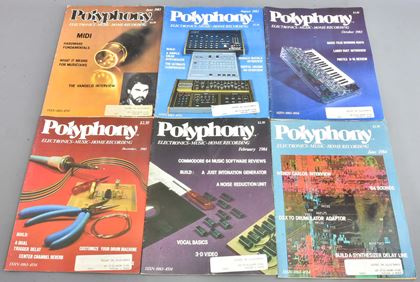 PAiA-21 Polyphony mags Jan/Feb 81-Apr85 